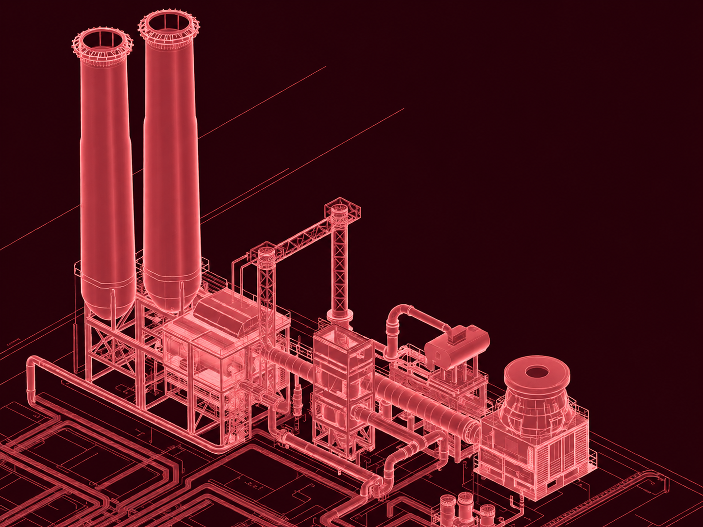 Modélisation 3D d'une unité industrielle